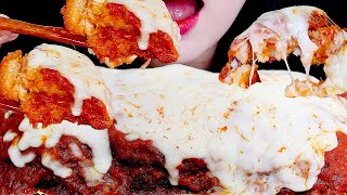 ASMR HASH BROWN LASAGNA MUKBANG EATING SOUND NO TALKING [upl. by Schroer]