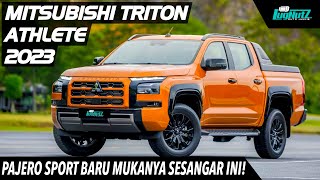 Tampang PAJERO SPORT BARU Akan SESANGAR INI Review Mitsubishi TRITON 2023 Cikal Bakal PAJERO 2024 [upl. by Aketahs449]