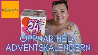 ÖPPNAR LOCCITANE STORA ADVENTSKALENDER 2023 [upl. by Donata730]