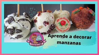 Aprende ha realizar tus propias manzanas de MAZAPAN OREO Y CHAMOY [upl. by Ronal]