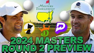 2024 Masters Round 2 Preview  Live Chat  Draftkings DFS Showdown Underdog  Prize Picks Props [upl. by Merl489]