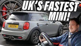 Marios FULLY BUILT 400BHP F56 Mini is SAVAGE UKS FASTEST [upl. by Adrial]