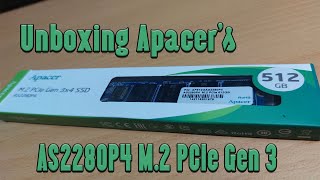 Apacer AS2280P4 M 2 PCIe Gen 3 x4 SSD [upl. by Coralie]