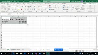 Digitale vaardigheden uitleg Excel oefening 1 [upl. by Kato]