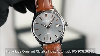 Frederique Constant Classics Index Automatic FC303LGR5B6 [upl. by Eimat863]