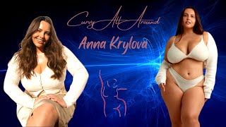 Anna Krylova Curvy Model Plus Size Model Biography Wiki Net Worth [upl. by Riamo633]