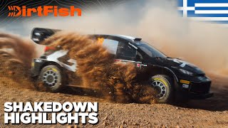 The ROUGHEST of all time Shakedown Highlights  WRC Acropolis Rally Greece 2024 [upl. by Essyla637]