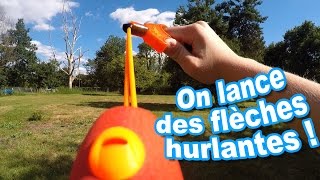 LANCEURS de FLECHES HURLANTES SKY RIPPERZ  Challenge avec un fan de Démo Jouets [upl. by Amitaf]