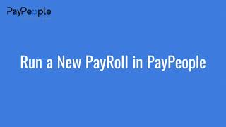 How to Run PayRoll on PayPeoplepk  Pay [upl. by Tattan404]