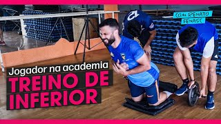 TREINO DE INFERIOR PARA JOGADOR DE FUTEBOL  Com Renato Fenasc [upl. by Bramwell]