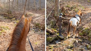 GOPRO HORSE RIDE my horse got away [upl. by Stelu141]