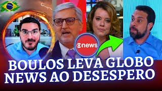 DERROTA CONFIRMADA Boulos leva turma da Globo News ao despespero [upl. by Tarrant]