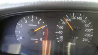 Toyota Carina E 16 4AFE conventional acceleration [upl. by Anatnas50]