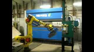 Automatic Robot Cell Makes Mower Deck  Prima Power Bending Machine [upl. by Rotce]