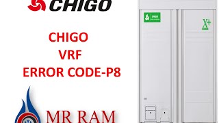 Chigo VRF Error code P8 ENGLISH [upl. by Aisila]