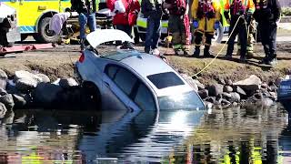 Vehicle Located in Trent Canal Campbellford March 24 2024 [upl. by Yelssew]