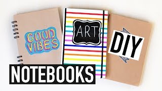 DIY Back to School Facile  CUSTOMISER SES CAHIERS  NOTEBOOKS français [upl. by Anelrihs435]