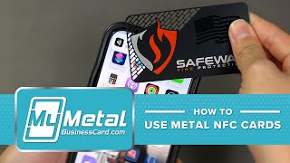 How to Use Metal NFC Business Cards [upl. by Sergius]