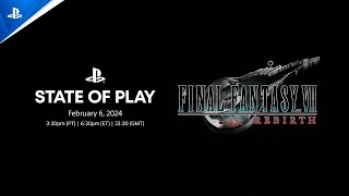 Final Fantasy VII Rebirth  State of Play  PS5 Games [upl. by Eph75]