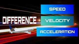 Difference between speed velocity and acceleration  Explain in hindi [upl. by Ennayhs345]