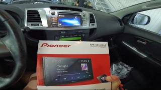 How To Install Pioneer SPHDA360DAB In Toyota [upl. by Dnalra]