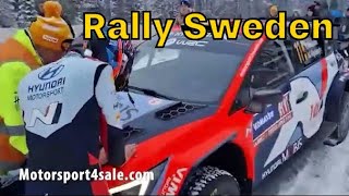 Rally Sweden 2024 Shakedown amp SS1  Attack [upl. by Norud]