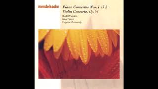 MENDELSSOHN Piano Concerto No 1 in G minor op 25  Serkin·Ormandy·Philadelphia Orchestra [upl. by Wiles]