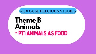 GCSE RS Theme B4 Animals as food [upl. by Ynohtona]