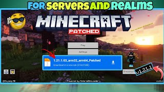 Minecraft Patched 121103 is here 😎  Servers and Realms working 🥳 🔥🔥 [upl. by Ennagem]