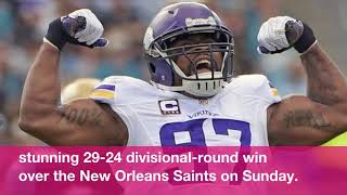 Vikings DE Everson Griffen had priceless reaction to Minneapolis Miracle [upl. by Lav]