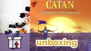 Catan  Legenda Cuceritorilor extensie unboxing [upl. by Mascia]