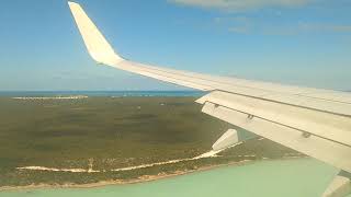 American 737800 landing Providenciales Internacional Airport [upl. by Charity]