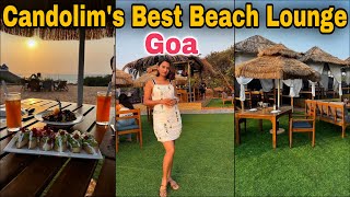 Shambhala Beach Lounge  Candolim’s Best Beach Lounge  Best Sundowner CafeClub in North Goa [upl. by Iramo]