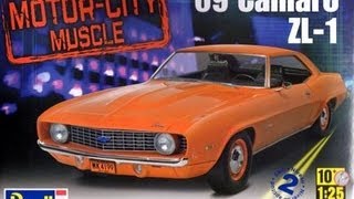 Revell 69 Camaro ZL1 Model Car Kit Review [upl. by Dunseath]