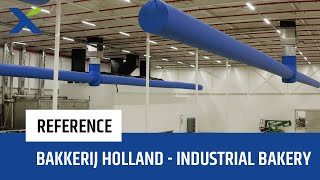 Reference video dualstage adiabatic cooling  Bakkerij Holland  Industrial bakery [upl. by Odella965]