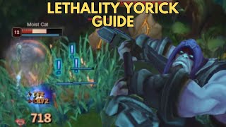 how to lethality yorick good [upl. by Anoirtac504]