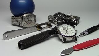 How to remove the back of a watch  Watch and Learn 22 [upl. by Rust]