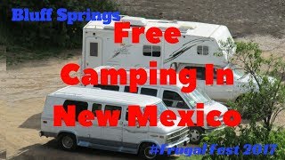 Free Camping  Bluff Springs New Mexico  FrugalRVGal [upl. by Sorenson]