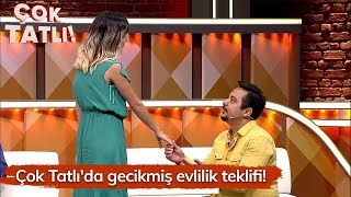 Çok Tatlıda gecikmiş evlilik teklifi Çok Tatlı 1 Bölüm [upl. by Ruelu]