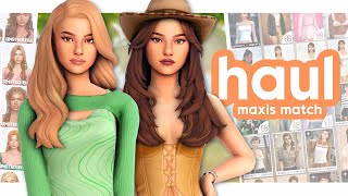 BEST CC FINDS  Sims 4 Custom Content Haul Maxis Match [upl. by Bessy]