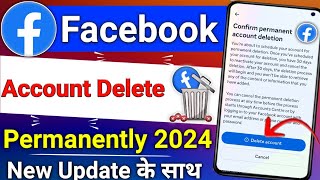 Facebook Account Delete Kaise Kare  How to Delete Facebook Account  Delete Facebook Account [upl. by Ellennoj851]