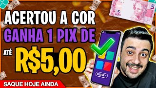 ACERTE A COR e GANHE um PIX  Novo APP de JOGO que GANHA DINHEIRO de VERDADE [upl. by Aihcrop]