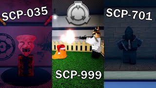 All SCPs in Con 1 and Con 2  Visceraleds SCP Site Roleplay [upl. by Andeee]