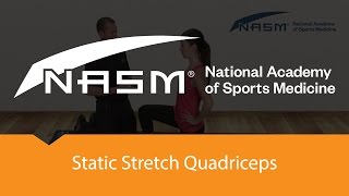 Static Stretch for Quadriceps [upl. by Lesig]