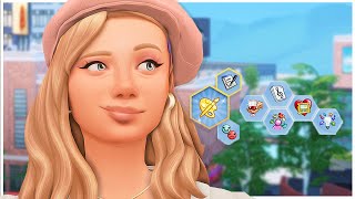 🎨 SNOBBY ARTS CRITIC  The Sims 4 Create A Sim  CC LINKS [upl. by Eetsim]