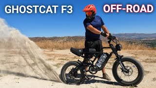 Ghostcat F3 Pro OFFRoad Riding Not Your Typical EBike [upl. by Ailefo]