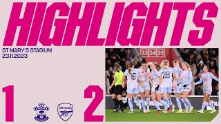 CONTI CUP HIGHLIGHTS  Southampton vs Arsenal 12  Maanum Ilestedt [upl. by Lorin]