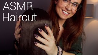 Relaxing ASMR Hair Session ✂️ Head Massage Brushing Spraying Cutting amp Oil [upl. by Helsa]