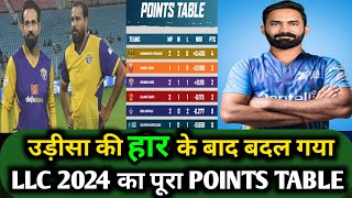 sss की जीत के बाद LLC 2024 का पूरा POINTS TABLE  llc 2024 points table [upl. by Roselba]