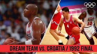 🇺🇸 USA vs 🇭🇷 Croatia  🏀 Basketball Final Barcelona 1992 [upl. by Teillo]